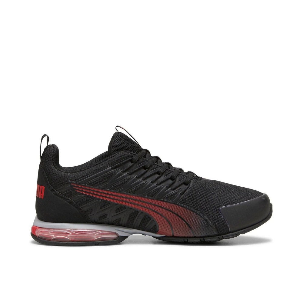 Mens Size 11.5 - Puma Voltaic Evo Black/Red Running Shoes Sneakers 379601-08 NEW